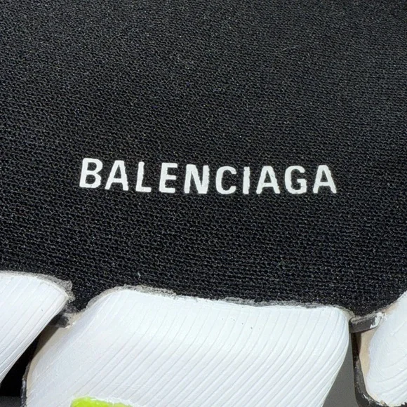 BALENCIAGA BLACK KNIT FABRIC SPEED 2.0 HIGH TOP. - Picture 8 of 11